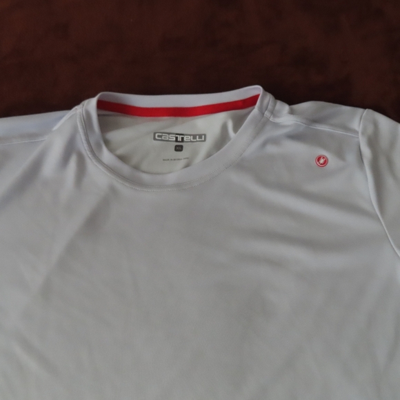 Castelli Tech Tee Shirt - Men's Size XL Biking Cycling SILVER GRAY (flaw) - Picture 6 of 8